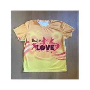 The Beatles “Love / Real Love” All-Over Print Jersey T-Shirt XL